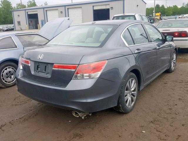 1HGCP2F83BA131018 - 2011 HONDA ACCORD EXL GRAY photo 4