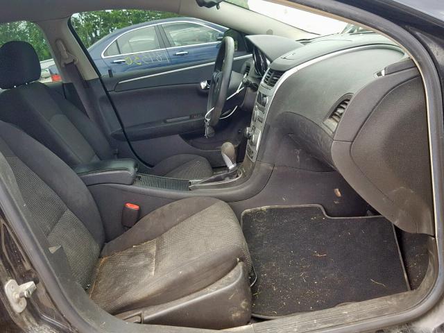 1G1ZH57B484293628 - 2008 CHEVROLET MALIBU 1LT BLACK photo 5