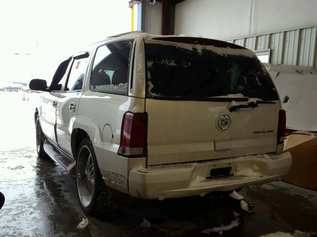 1GYEK63NX3R200050 - 2003 CADILLAC ESCALADE L WHITE photo 3