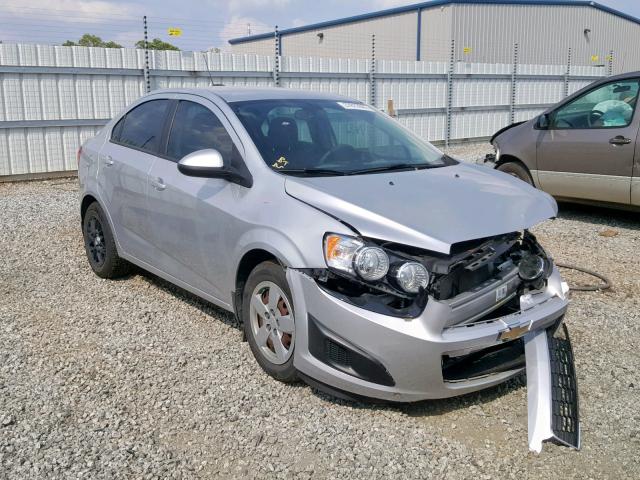 1G1JA5SH0G4129756 - 2016 CHEVROLET SONIC LS SILVER photo 1
