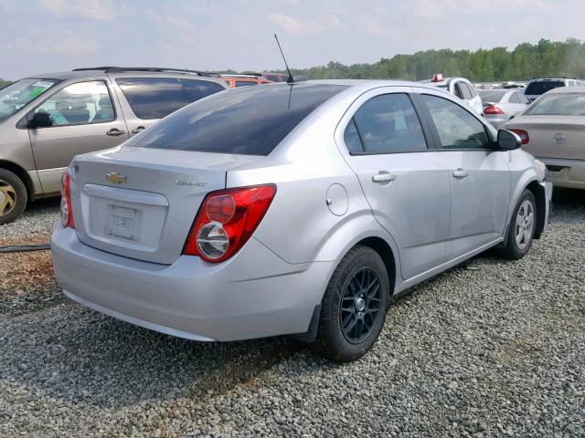 1G1JA5SH0G4129756 - 2016 CHEVROLET SONIC LS SILVER photo 4