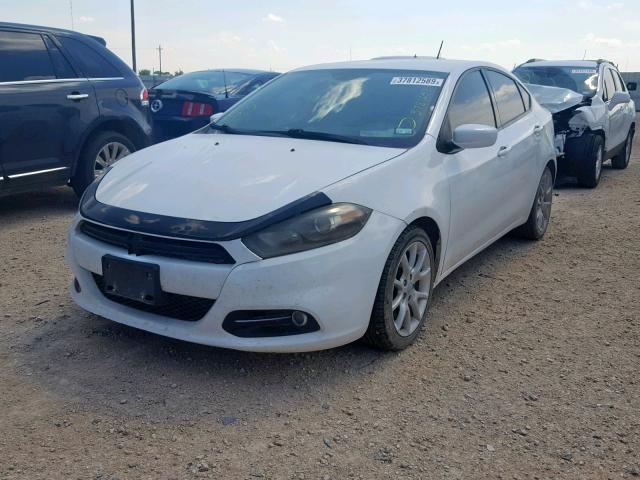 1C3CDFBA0DD326586 - 2013 DODGE DART SXT WHITE photo 2