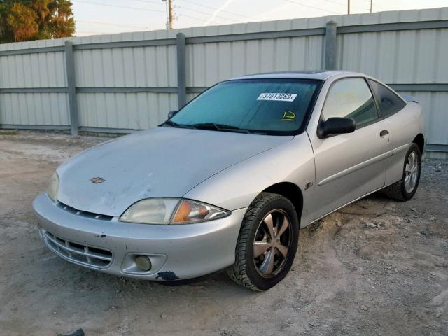 1G1JF12T917164283 - 2001 CHEVROLET CAVALIER Z GRAY photo 2