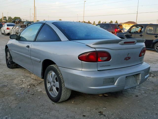 1G1JF12T917164283 - 2001 CHEVROLET CAVALIER Z GRAY photo 3