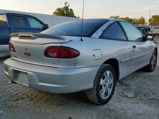 1G1JF12T917164283 - 2001 CHEVROLET CAVALIER Z GRAY photo 4