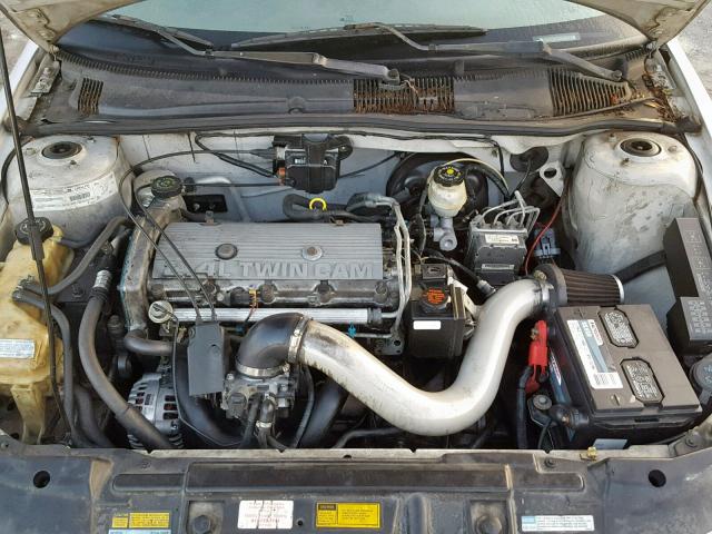 1G1JF12T917164283 - 2001 CHEVROLET CAVALIER Z GRAY photo 7