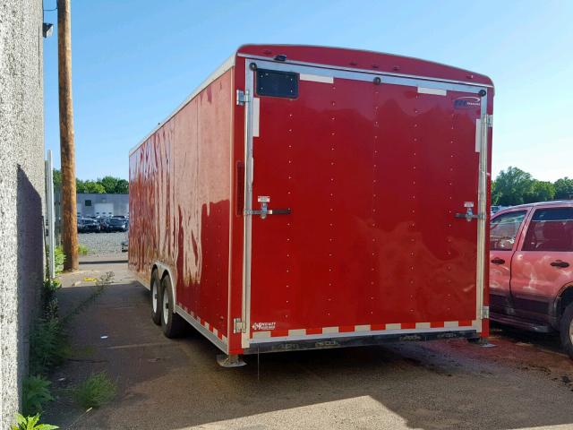 56VBE2925HM636831 - 2017 UTILITY TRAILER RED photo 3