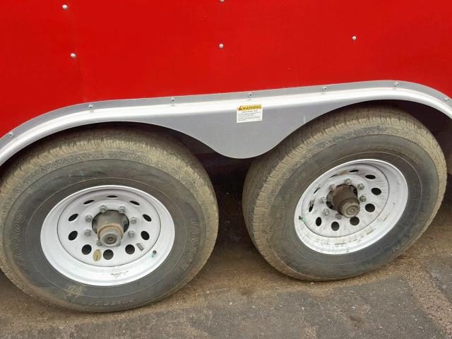 56VBE2925HM636831 - 2017 UTILITY TRAILER RED photo 7