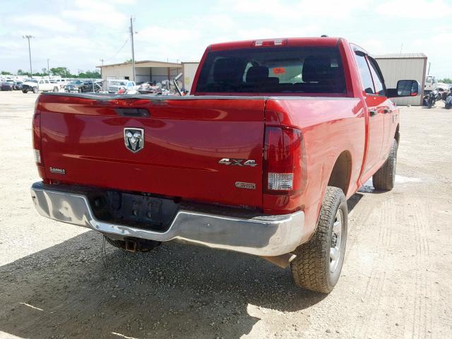 3C6UD5CL9CG106074 - 2012 DODGE RAM 2500 S წითელი ფოტო 4