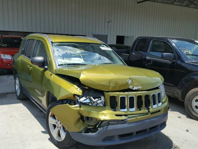 1C4NJCBA9CD636696 - 2012 JEEP COMPASS SP 绿色 照片 1