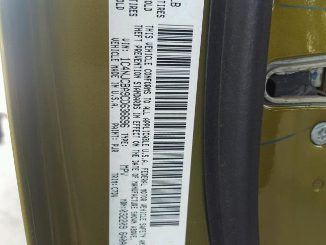 1C4NJCBA9CD636696 - 2012 JEEP COMPASS SP 绿色 照片 10