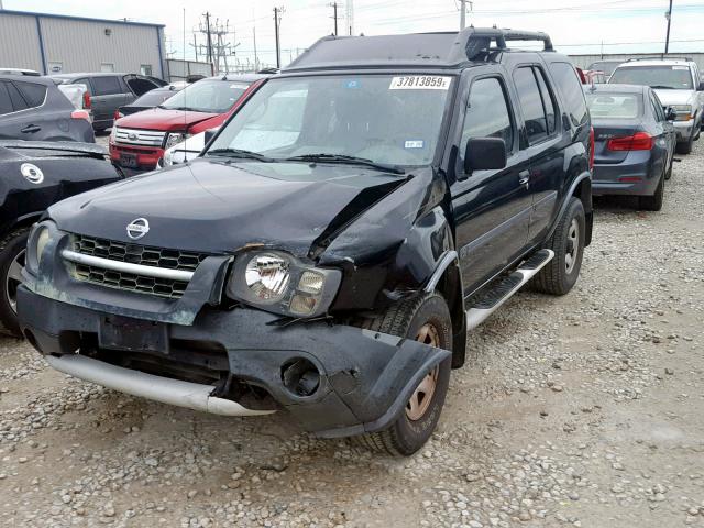 5N1DD28T83C699120 - 2003 NISSAN XTERRA XE BLACK photo 2