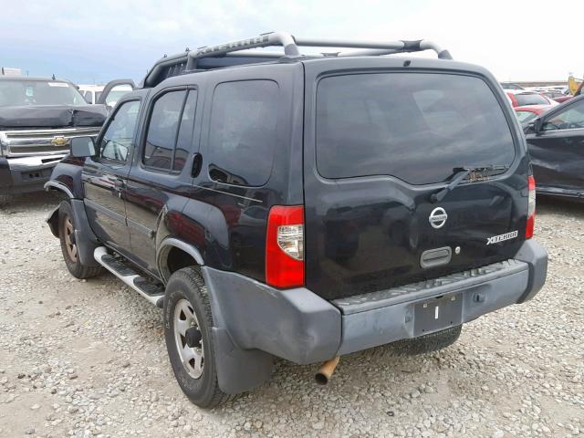 5N1DD28T83C699120 - 2003 NISSAN XTERRA XE BLACK photo 3