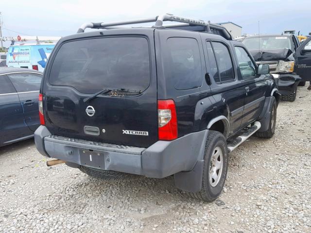 5N1DD28T83C699120 - 2003 NISSAN XTERRA XE BLACK photo 4