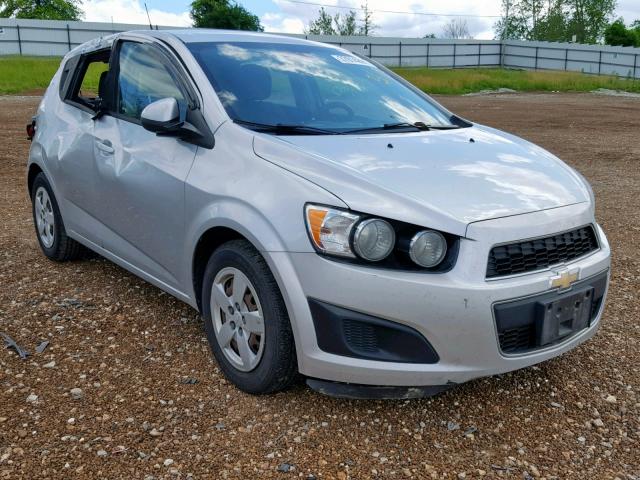 1G1JA6SH6D4249188 - 2013 CHEVROLET SONIC LS SILVER photo 1