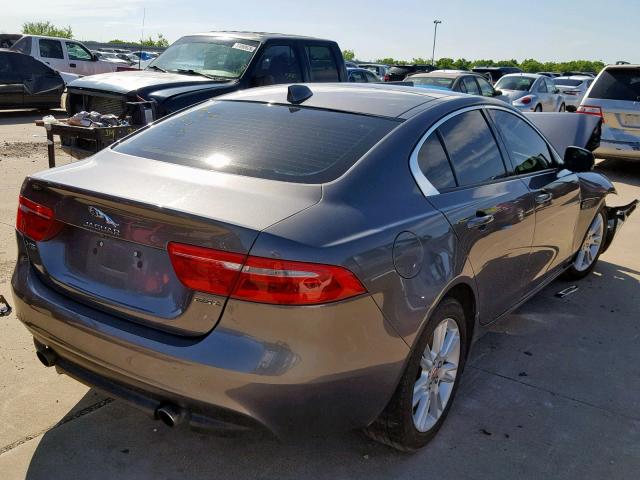 SAJAD4BGXHA971539 - 2017 JAGUAR XE PREMIUM GRAY photo 4