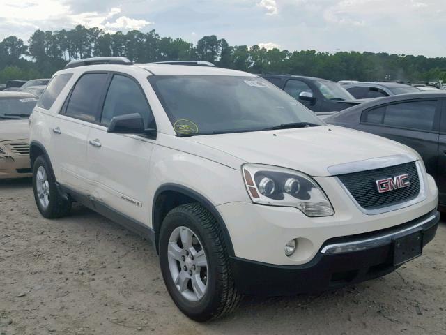 1GKER137X8J120330 - 2008 GMC ACADIA SLE WHITE photo 1