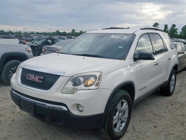 1GKER137X8J120330 - 2008 GMC ACADIA SLE WHITE photo 2