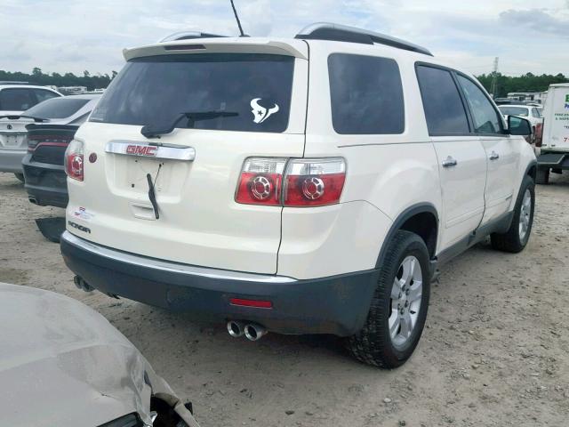 1GKER137X8J120330 - 2008 GMC ACADIA SLE WHITE photo 4