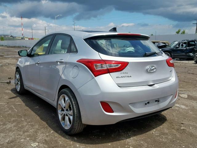 KMHD35LH7EU219797 - 2014 HYUNDAI ELANTRA GT SILVER photo 3