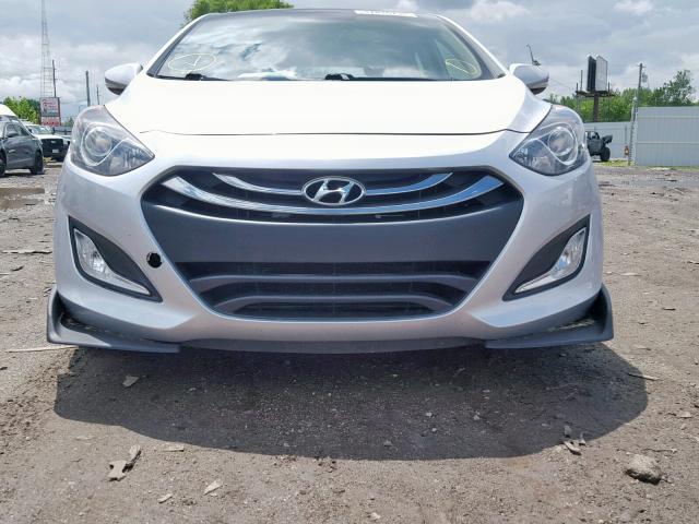 KMHD35LH7EU219797 - 2014 HYUNDAI ELANTRA GT SILVER photo 9