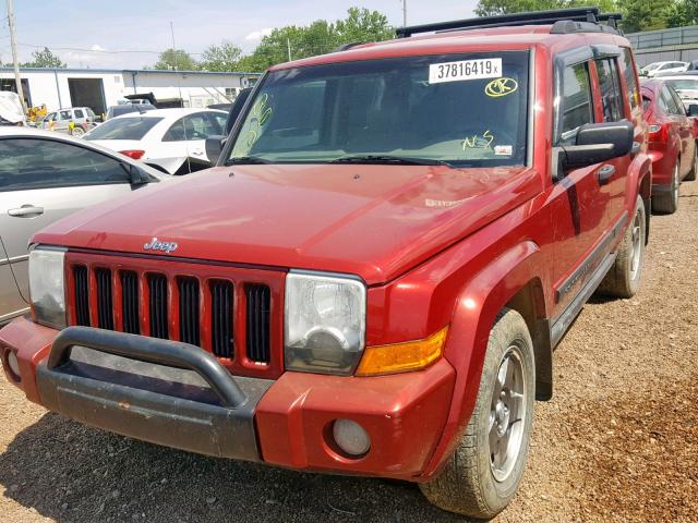 1J8HG48KX6C134400 - 2006 JEEP COMMANDER GRAY photo 2