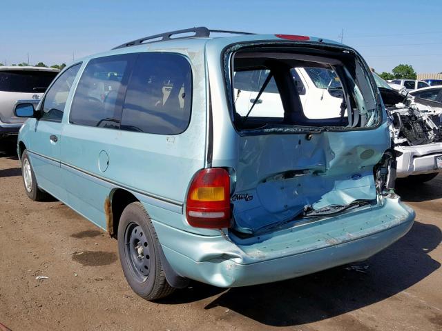 2FMDA5143TBC11835 - 1996 FORD WINDSTAR W GREEN photo 3