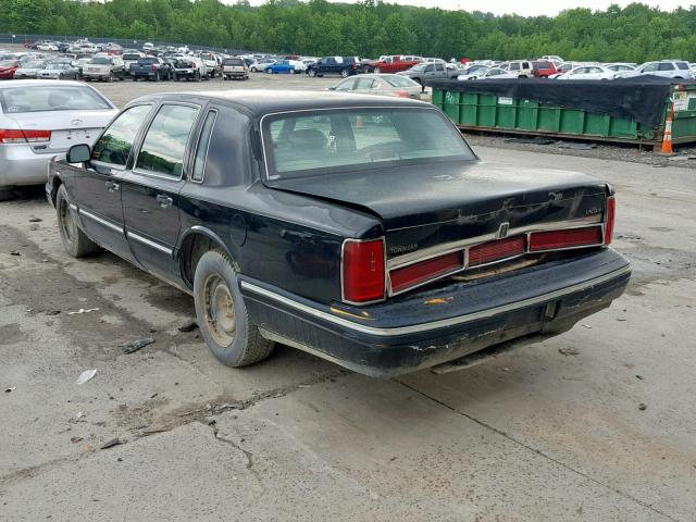 1LNLM81W3SY734716 - 1995 LINCOLN TOWN CAR E BLACK photo 3