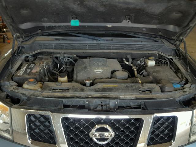 5N1BA0ND3BN615600 - 2011 NISSAN ARMADA SV BLUE photo 7