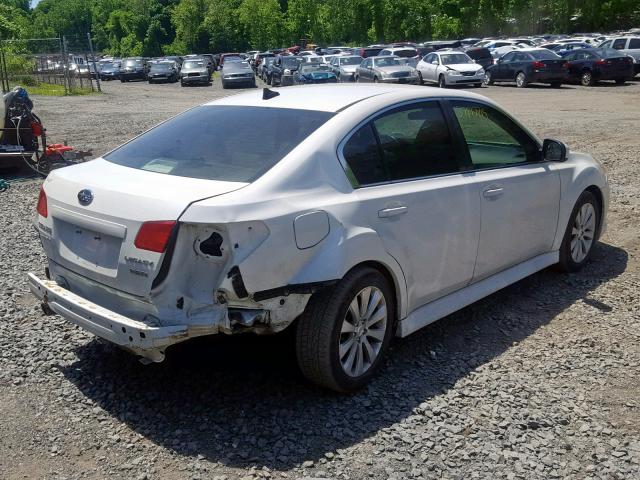 4S3BMDJ67B2237499 - 2011 SUBARU LEGACY 3.6 WHITE photo 4