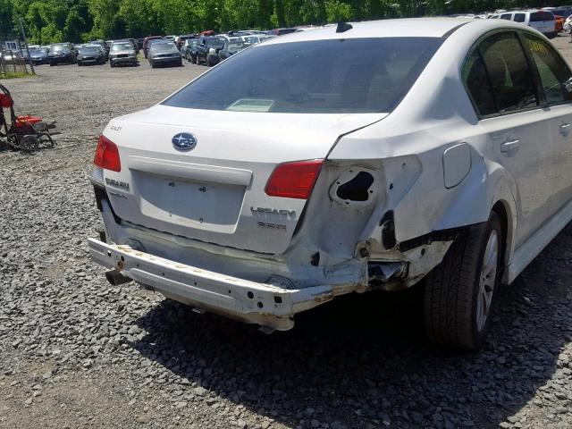 4S3BMDJ67B2237499 - 2011 SUBARU LEGACY 3.6 WHITE photo 9