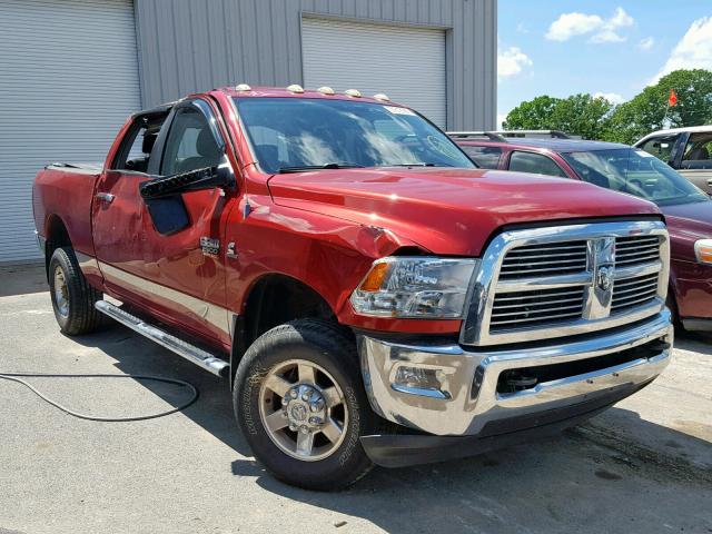 3D7UT2CL5AG189676 - 2010 DODGE RAM 2500 RED photo 1