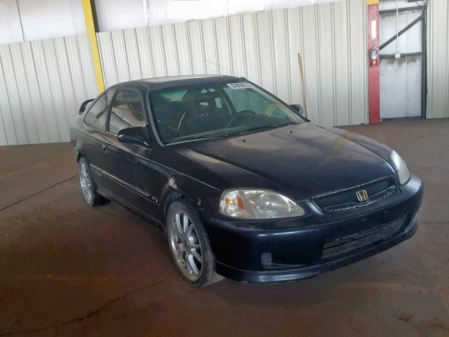 1HGEM1157YL054966 - 2000 HONDA CIVIC SI BLACK photo 1