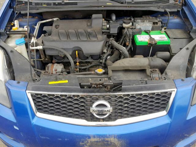 3N1AB6AP1AL632350 - 2010 NISSAN SENTRA 2.0 BLUE photo 7