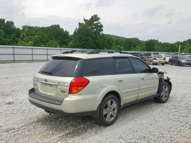 4S4BP86C564339693 - 2006 SUBARU LEGACY OUT WHITE photo 4