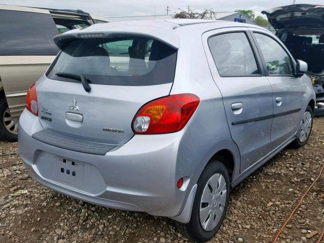 ML32A3HJ9EH007674 - 2014 MITSUBISHI MIRAGE DE SILVER photo 4