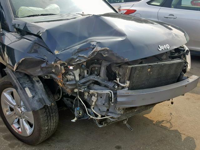 1C4NJCBA0ED539406 - 2014 JEEP COMPASS SP შავი ფოტო 9