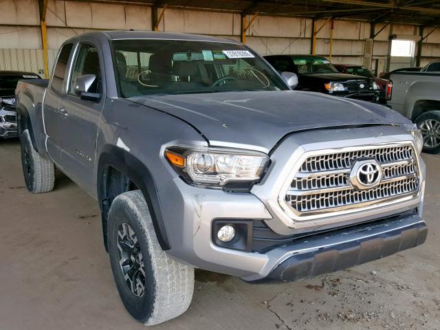 5TFSZ5AN5HX070537 - 2017 TOYOTA TACOMA ACC SILVER photo 1