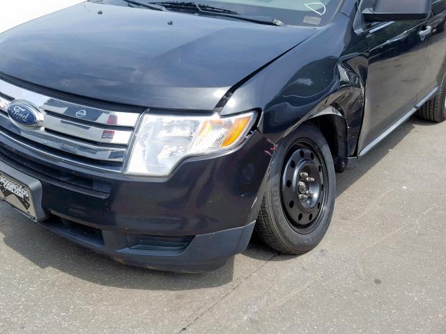 2FMDK3GC3ABB20304 - 2010 FORD EDGE SE BLACK photo 9