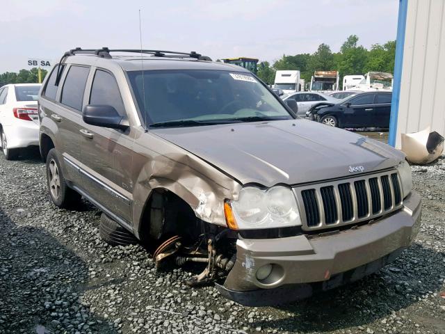 1J4GR48K46C259304 - 2006 JEEP GRAND CHER BEIGE photo 1