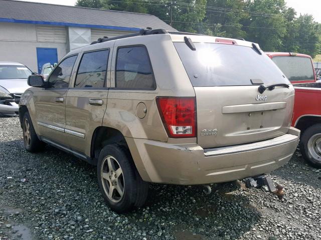 1J4GR48K46C259304 - 2006 JEEP GRAND CHER BEIGE photo 3