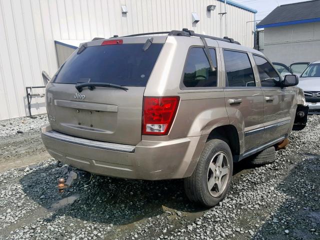 1J4GR48K46C259304 - 2006 JEEP GRAND CHER BEIGE photo 4