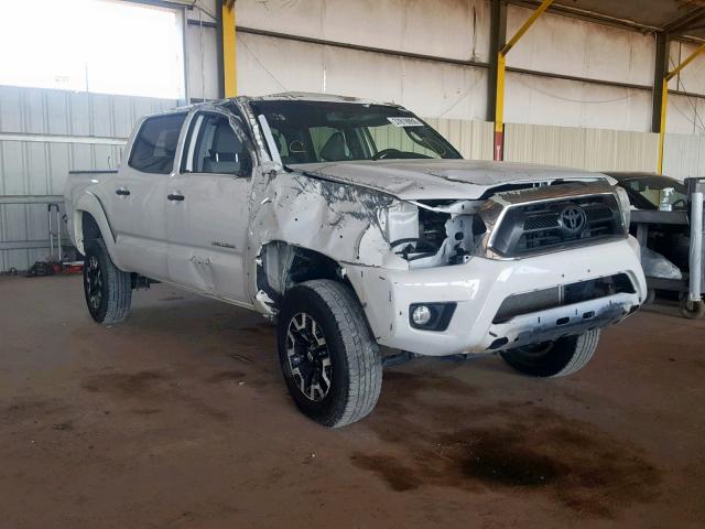 5TFLU4EN3DX066083 - 2013 TOYOTA TACOMA DOU WHITE photo 1