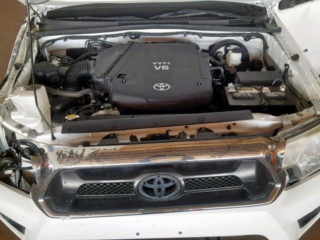 5TFLU4EN3DX066083 - 2013 TOYOTA TACOMA DOU WHITE photo 7