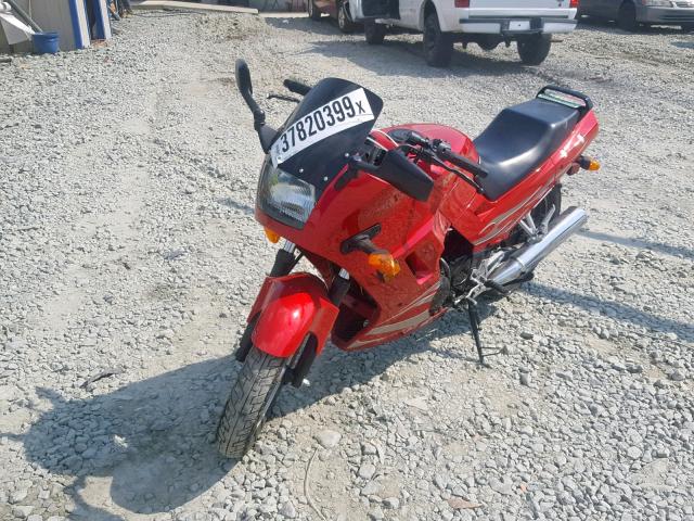 JKAEXMF157DA36601 - 2007 KAWASAKI EX250 F RED photo 2