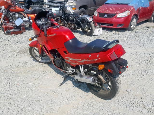 JKAEXMF157DA36601 - 2007 KAWASAKI EX250 F RED photo 3