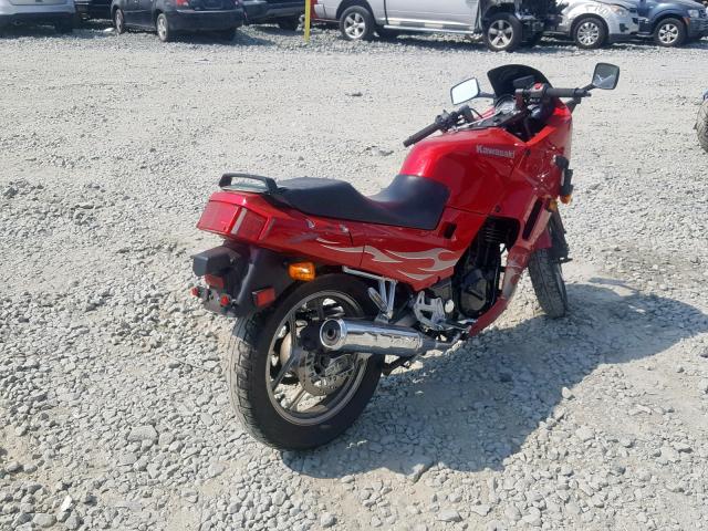 JKAEXMF157DA36601 - 2007 KAWASAKI EX250 F RED photo 4