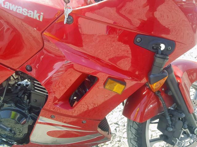 JKAEXMF157DA36601 - 2007 KAWASAKI EX250 F RED photo 9