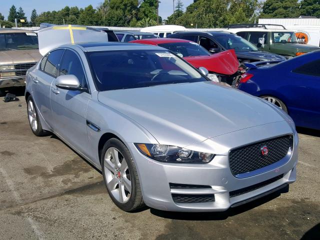 SAJAD4FX5JCP24787 - 2018 JAGUAR XE PREMIUM SILVER photo 1