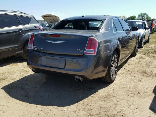 2C3CCAGT3DH652899 - 2013 CHRYSLER 300 V6 CHARCOAL photo 4